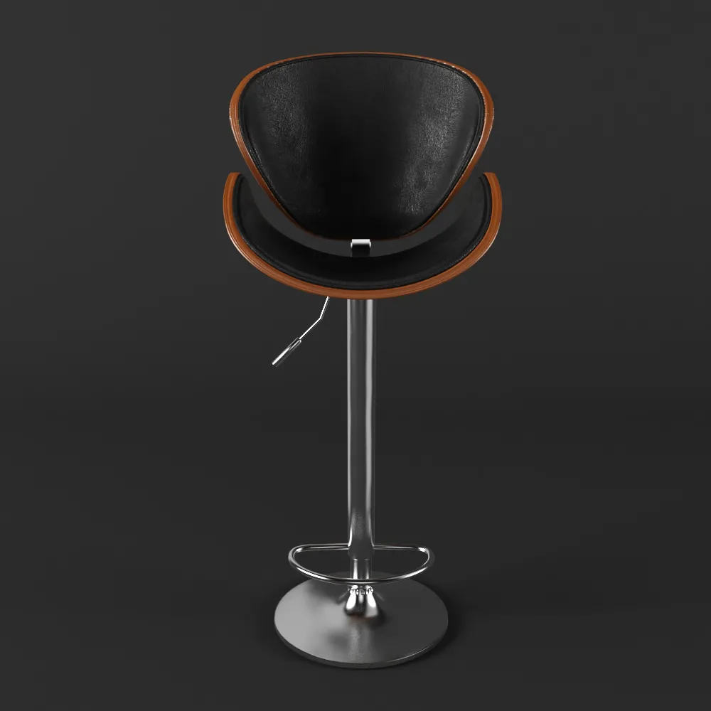 furniture – Black modern bar stool 3ds Max