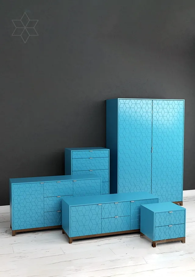 furniture – Blue Cabinet 3ds Max