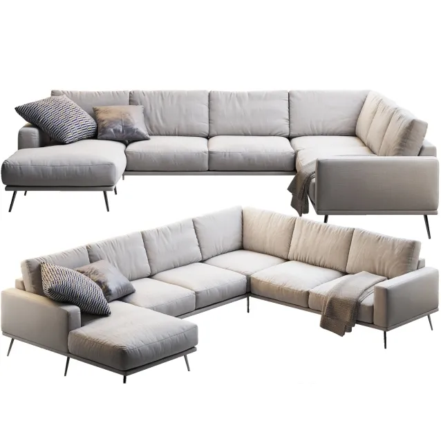 furniture – BoConcept Carlton sofa 2 3ds Max