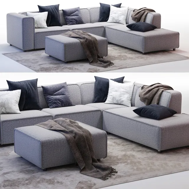 furniture – BoConcept Carmo sofa 5 3ds Max