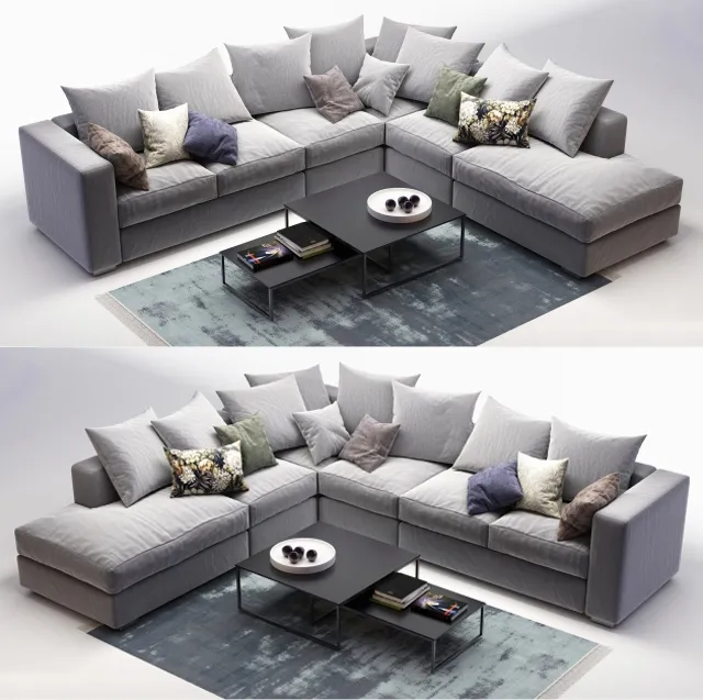 furniture – BoConcept Cenova sofa  96 3ds Max