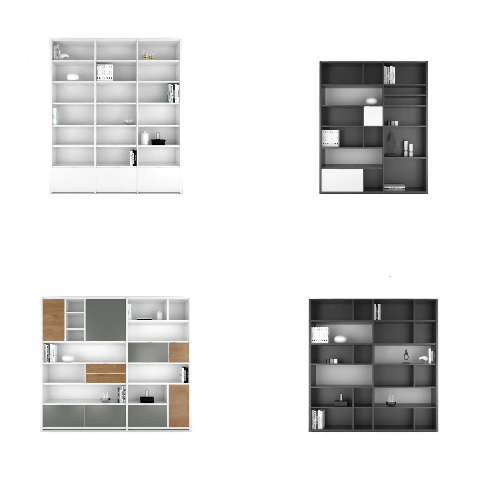 furniture – BoConcept Copenhagen wall system set 3 3ds Max