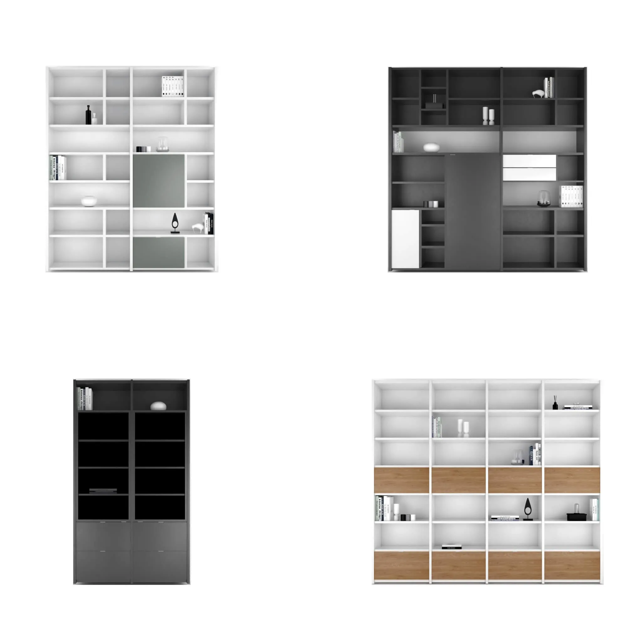 furniture – BoConcept Copenhagen wall system set 4 3ds Max
