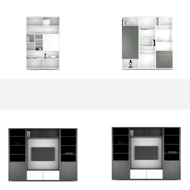 furniture – BoConcept Copenhagen wall system set 6 3ds Max