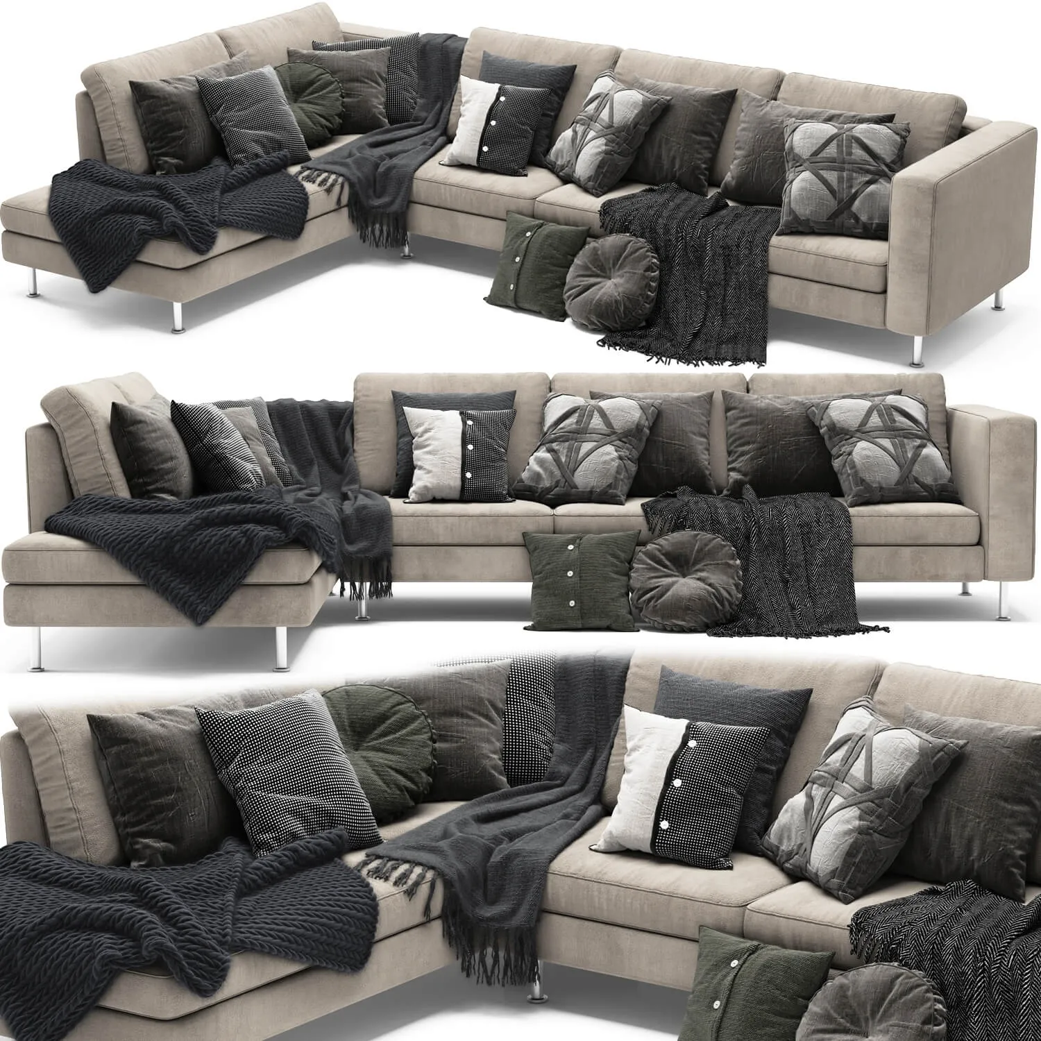 furniture – BoConcept Indivi sofa 5 3ds Max