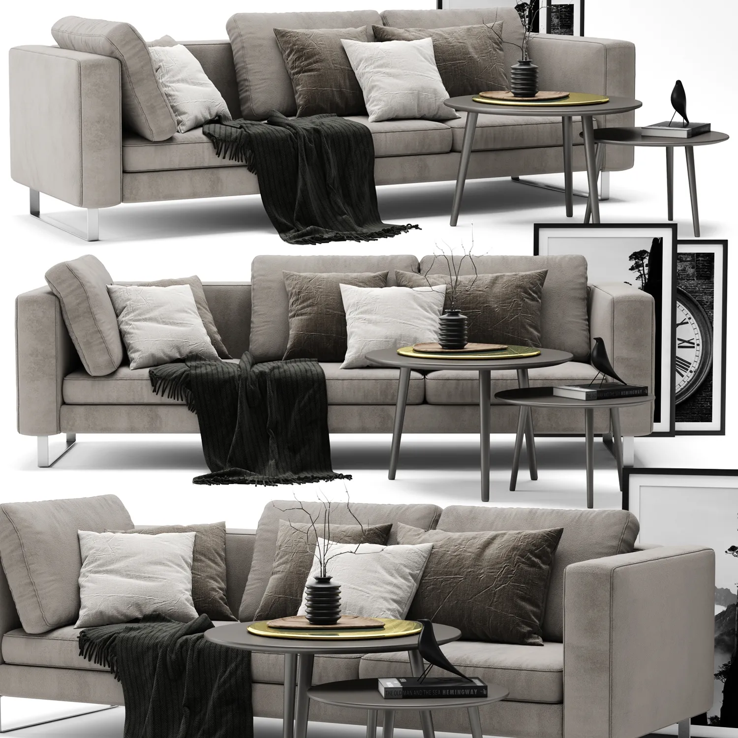 furniture – BoConcept Indivi sofa A 3ds Max