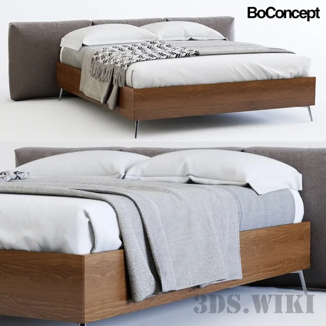 furniture – Boconcept Lugano Bed 3ds Max
