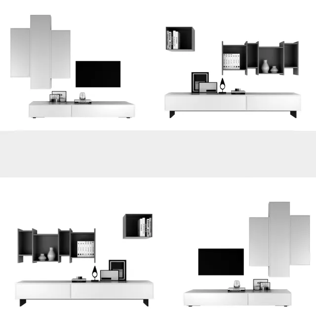 furniture – BoConcept Lugano wall system  set 2 3ds Max