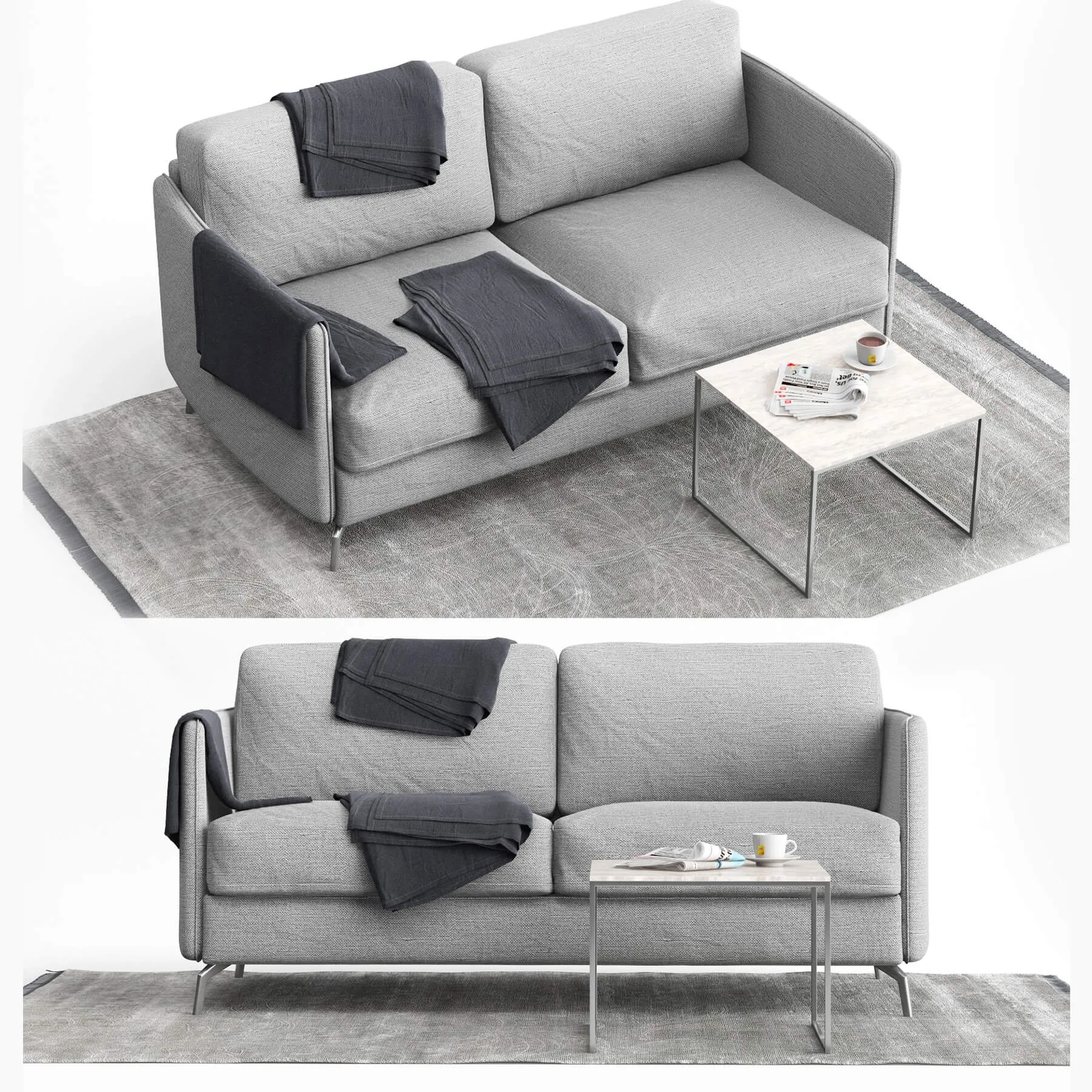 furniture – BoConcept Osaka sofa 2 3ds Max