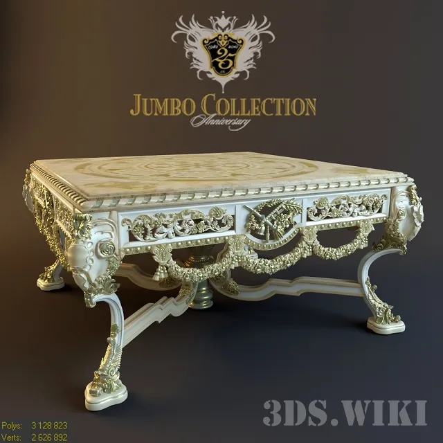 furniture – Boiserie Italia table. art. BG-300-172 3ds Max