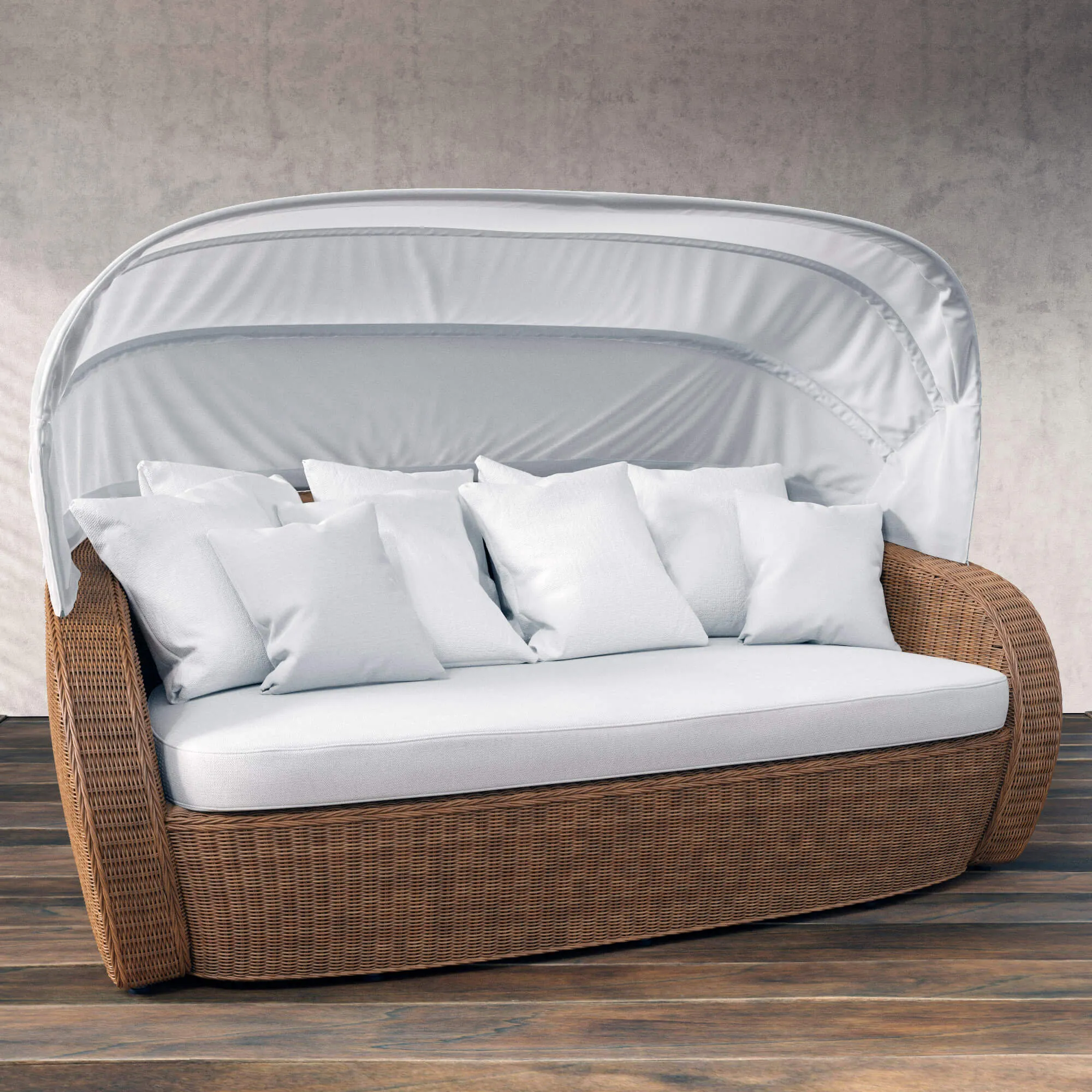 furniture – Bolero Iglo white sofa 789 3ds Max