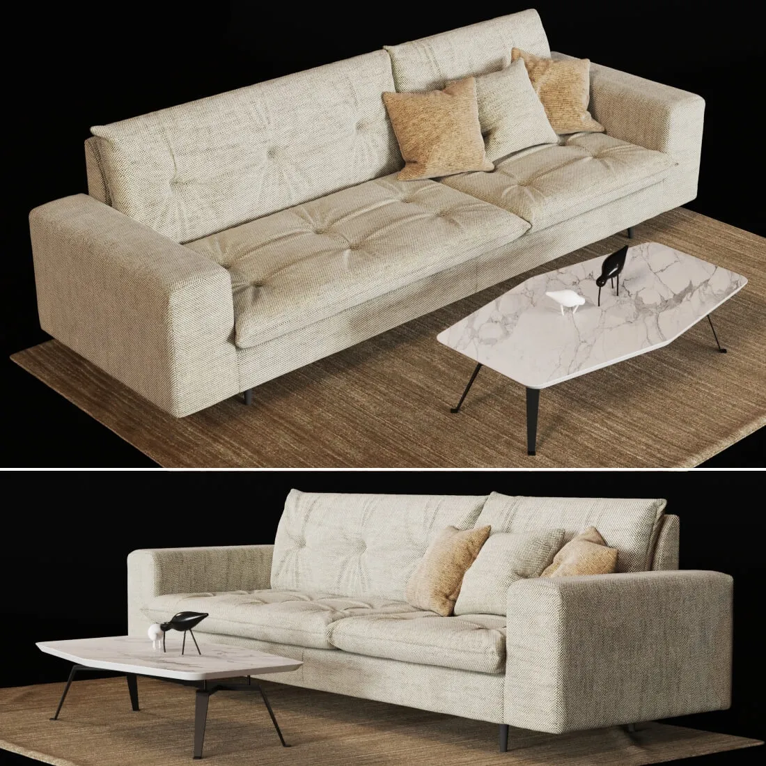 furniture – Bonaldo Avarit  Sofa 3ds Max