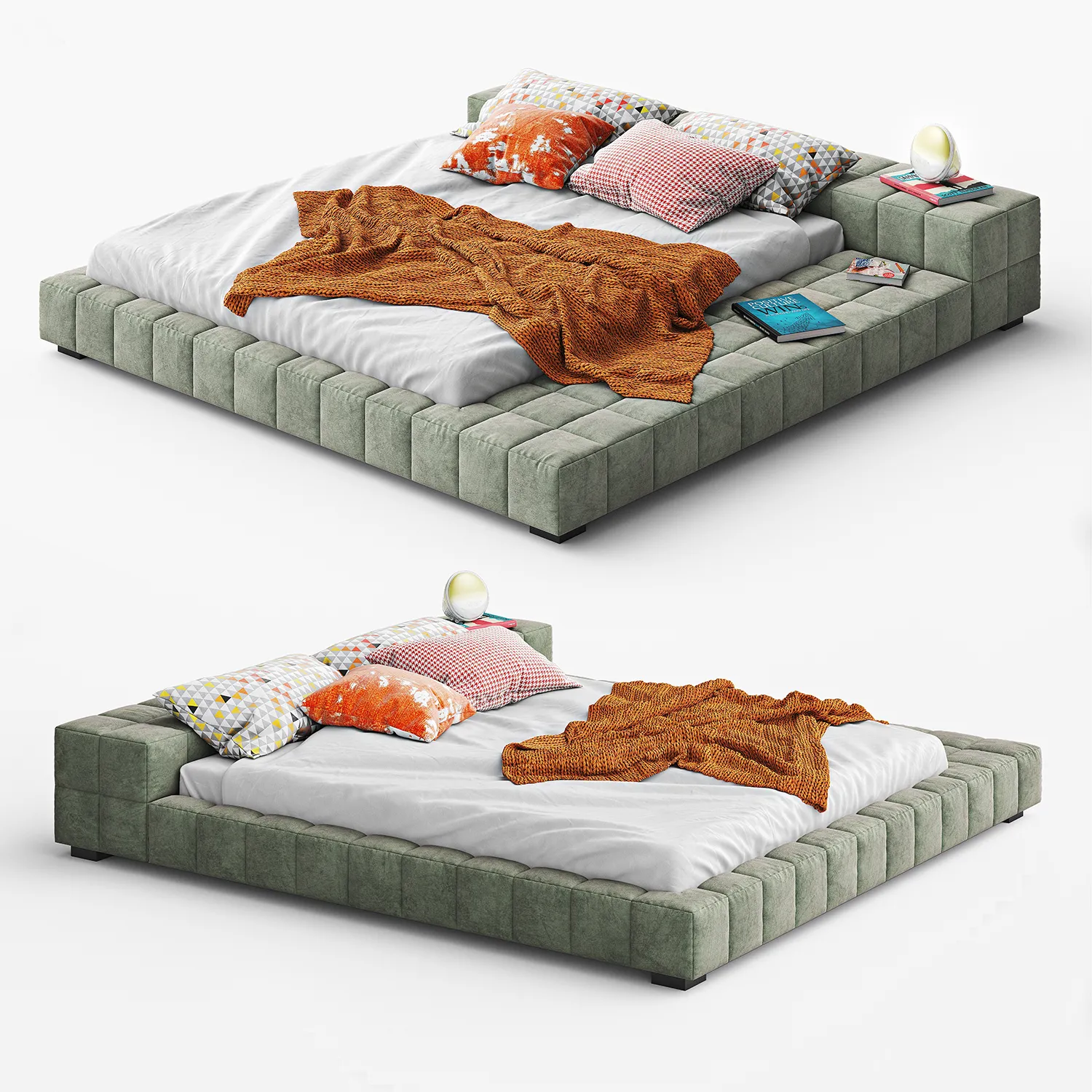 furniture – Bonaldo bed 06 3ds Max