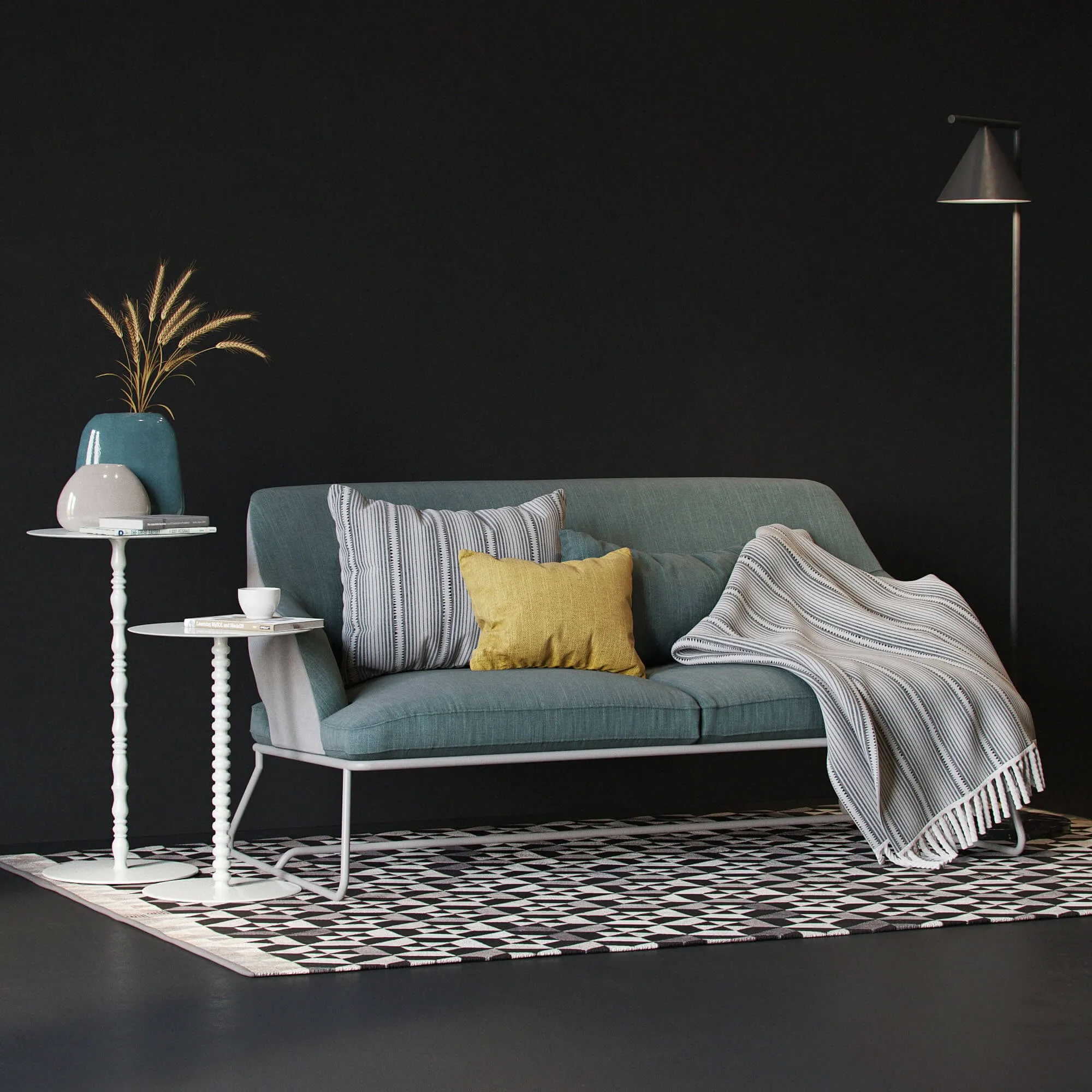 furniture – Bonaldo Blazer sofa 3ds Max