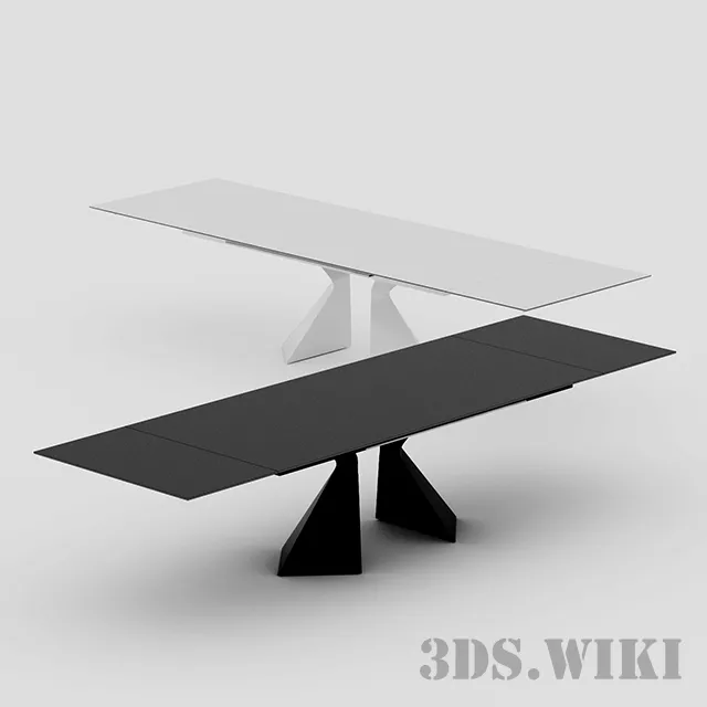 furniture – Bonaldo Prora dining table 3ds Max