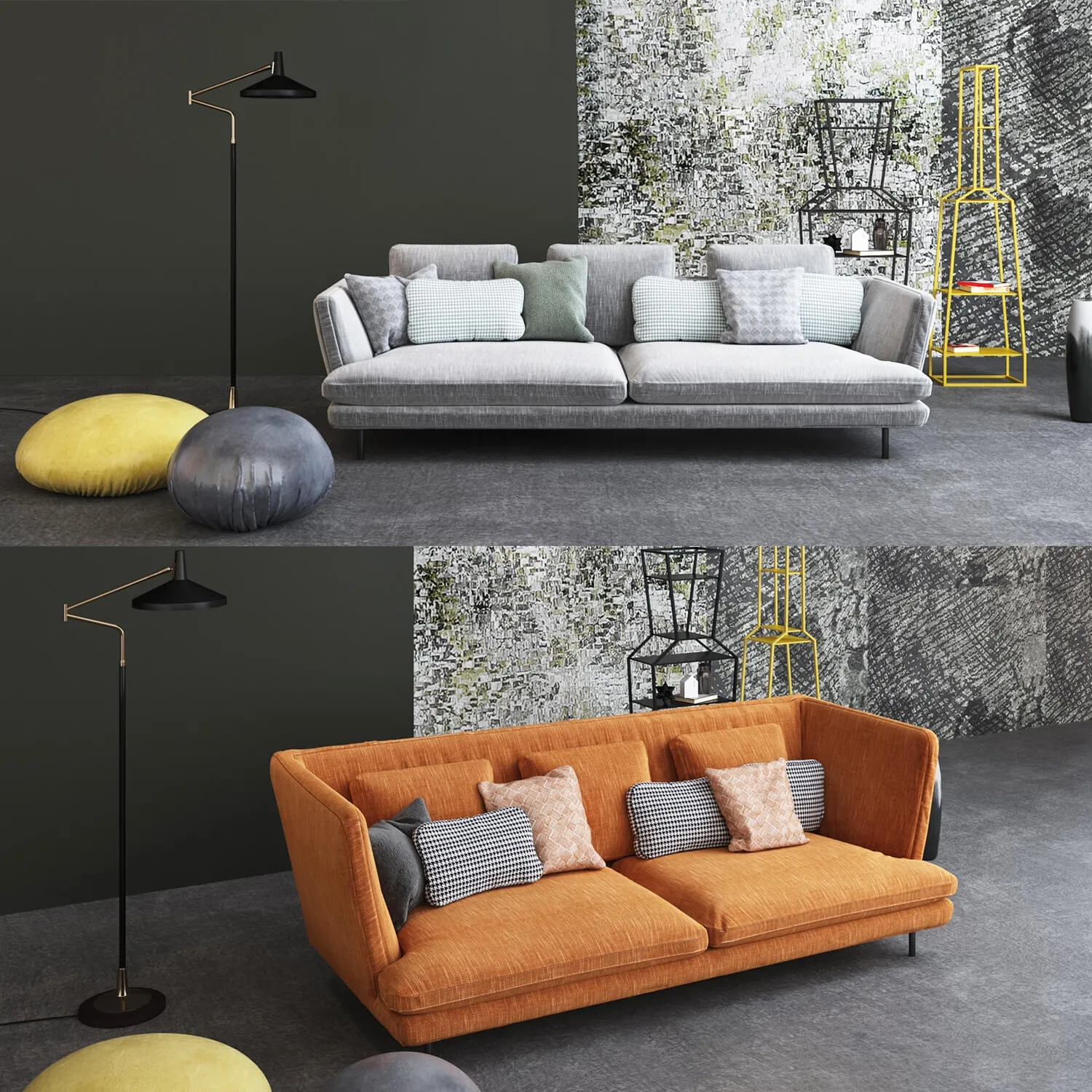 furniture – Bonaldo sofa 13 3ds Max