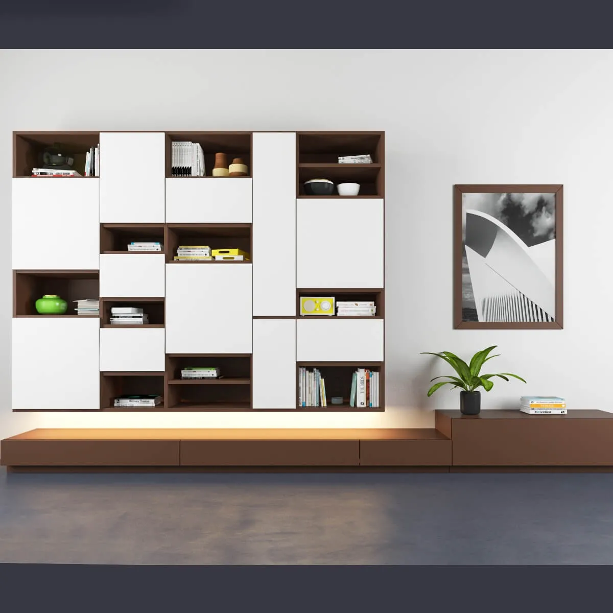furniture – Bookcase 001 3ds Max