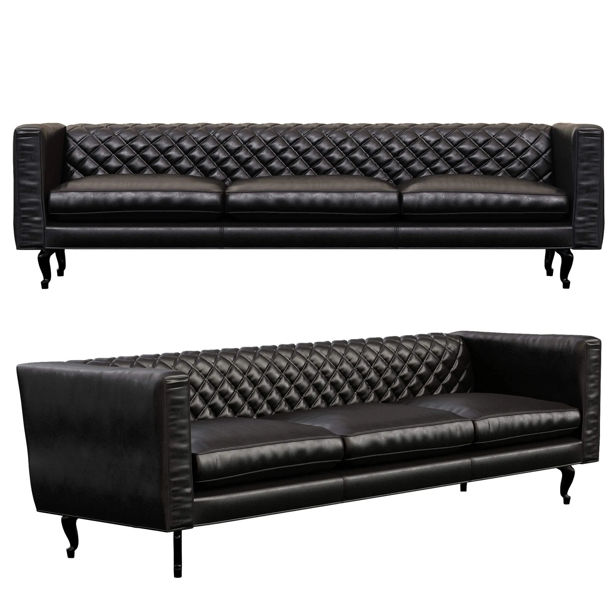 furniture – Boutique Leather sofa 3ds Max