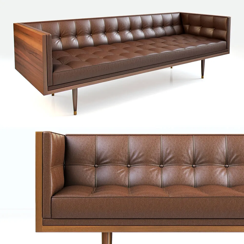 furniture – Box large sofa 2200 3ds Max