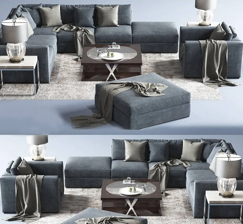 furniture – Braque large sofa maxbrute 3ds Max