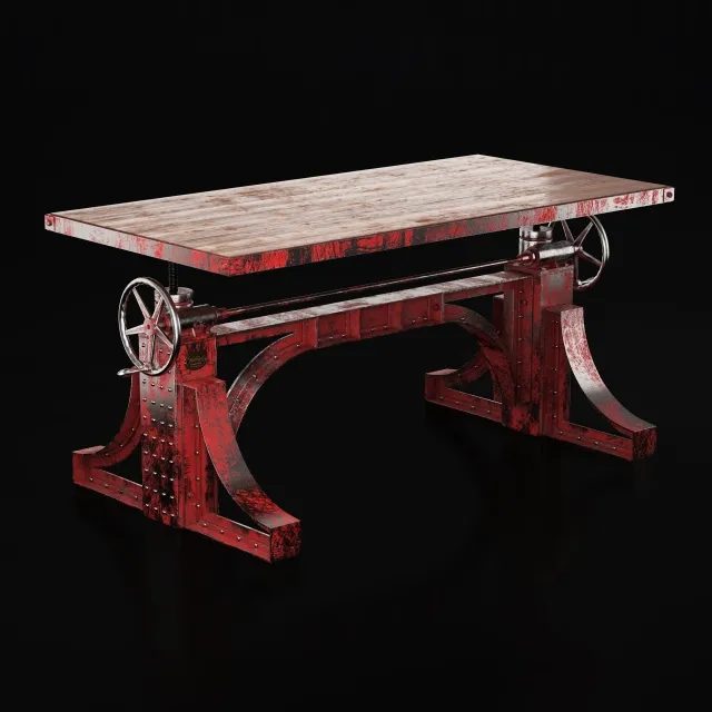 furniture – Bronx Crank table 3ds Max