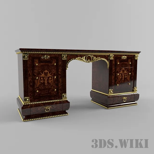 furniture – Brown dressing table Amadeus 1680 by AR Arredamenti 3ds Max