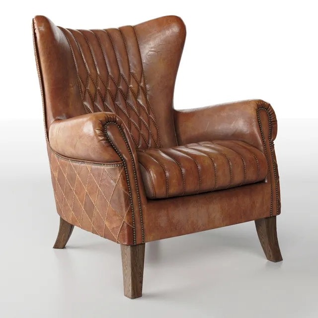 furniture – Bugatti armchair by Sarreid 3ds Max