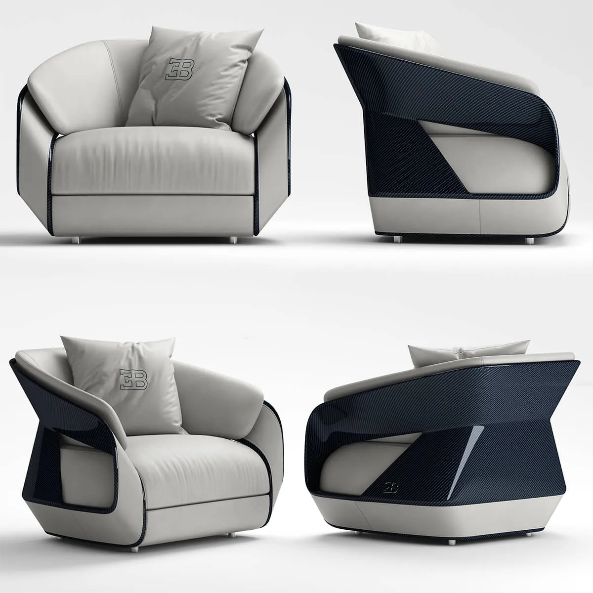 furniture – Bugatti Home Royale armchair 3ds Max