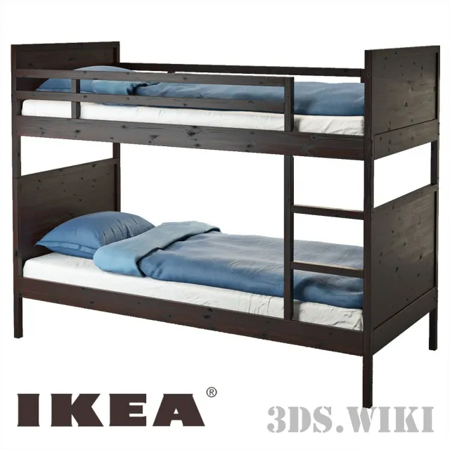 furniture – Bunk bed IKEA Norddal 3ds Max