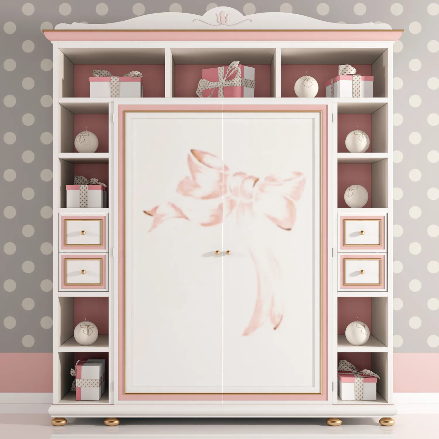 furniture – Cabinet for bedroom 014 3ds Max