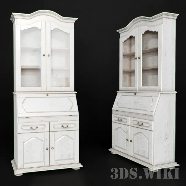 furniture – Cabinet with showcase “Daville” 3ds Max