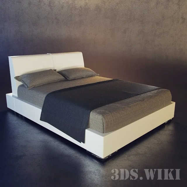 furniture – Calligaris Alameda CS / 6040-G bed 3ds Max