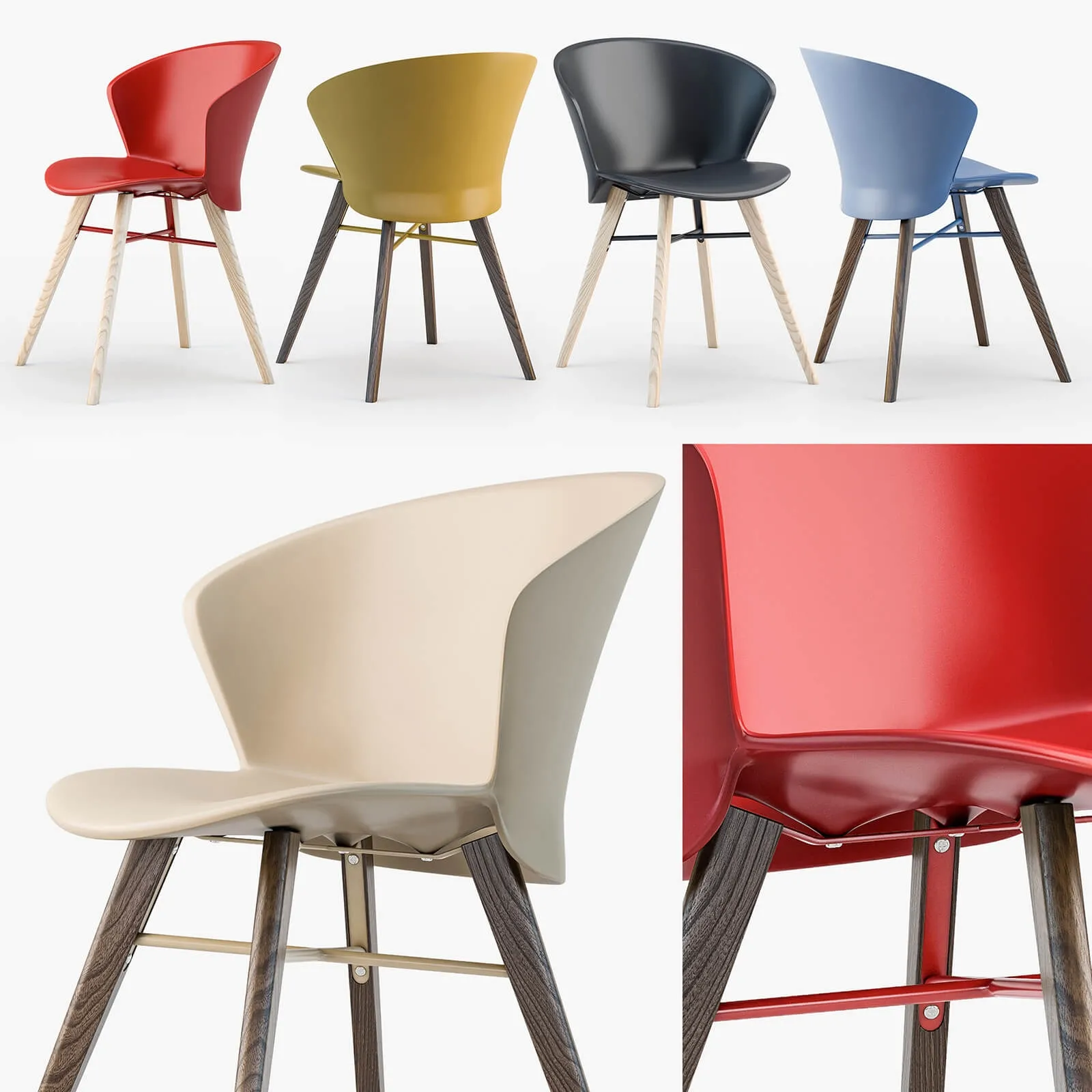 furniture – Calligaris Bahia chair 3ds Max