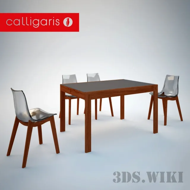 furniture – Calligaris Chair 3ds Max