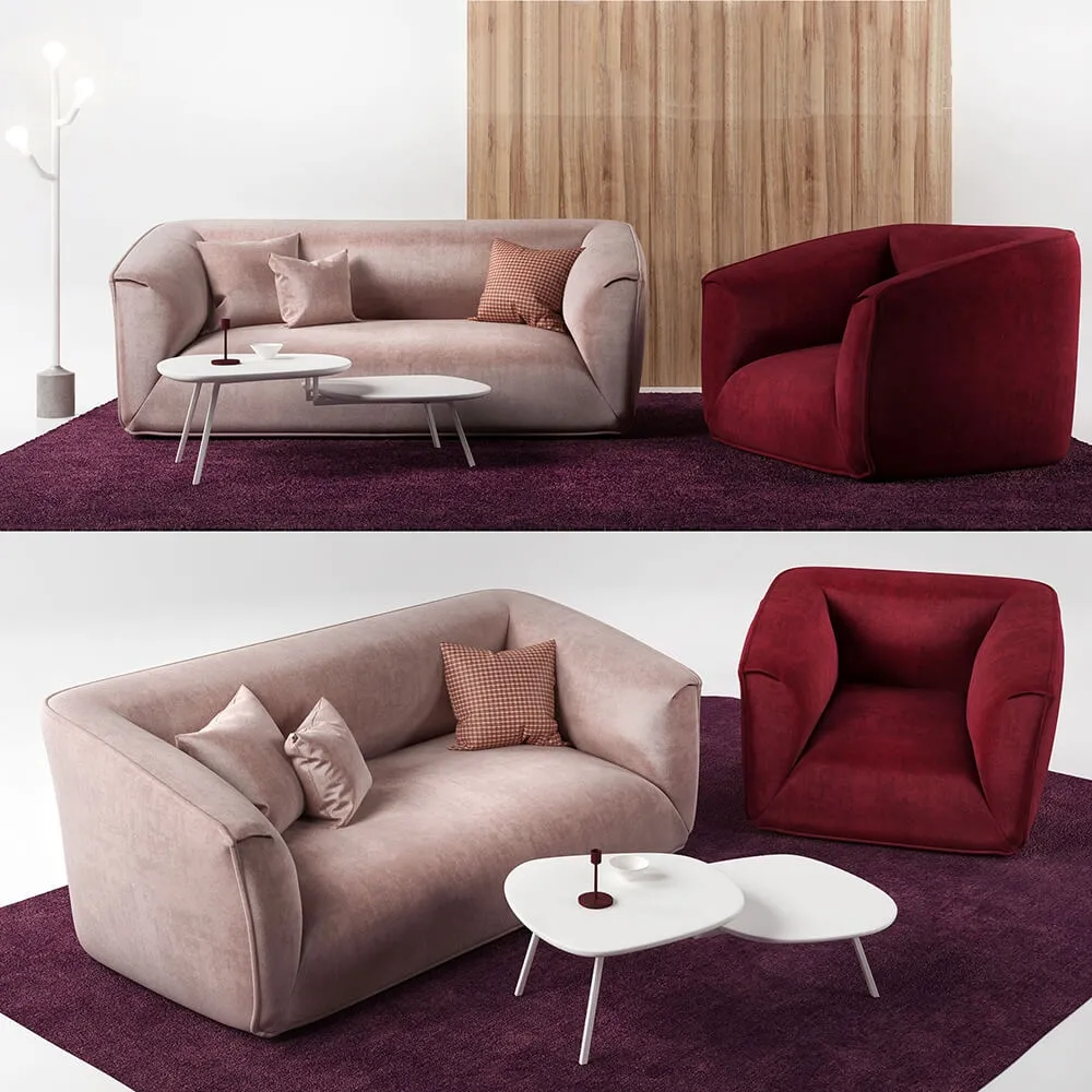 furniture – Calligaris Furniture Set-Calligaris Sweet 3ds Max