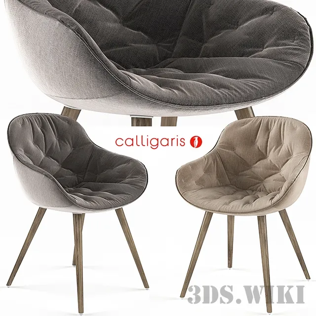 furniture – Calligaris Igloo Soft Chair 3ds Max