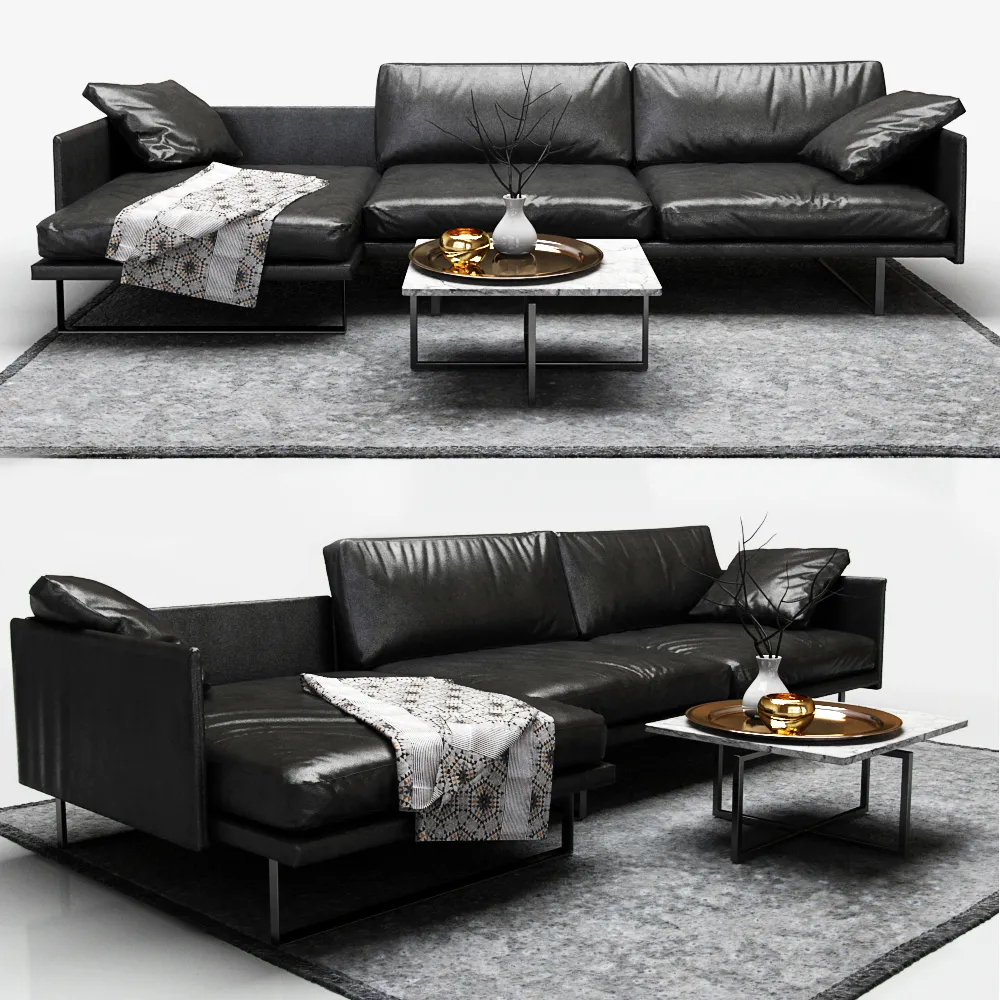 furniture – Calligaris Vegas sofa 2 3ds Max