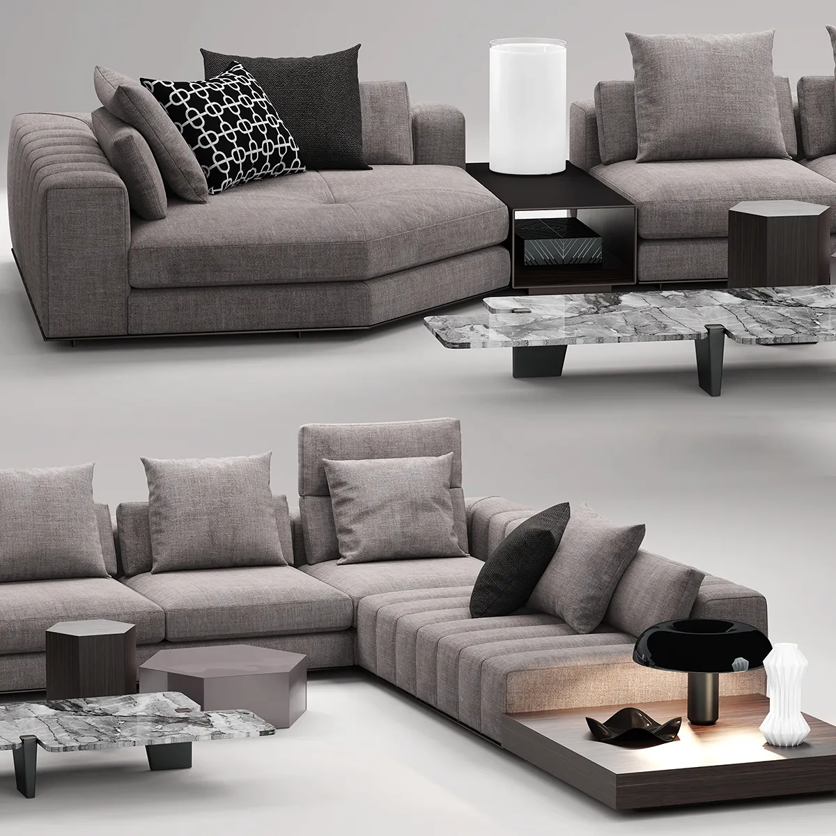 furniture – Calligaris Vegas sofa 222 3ds Max