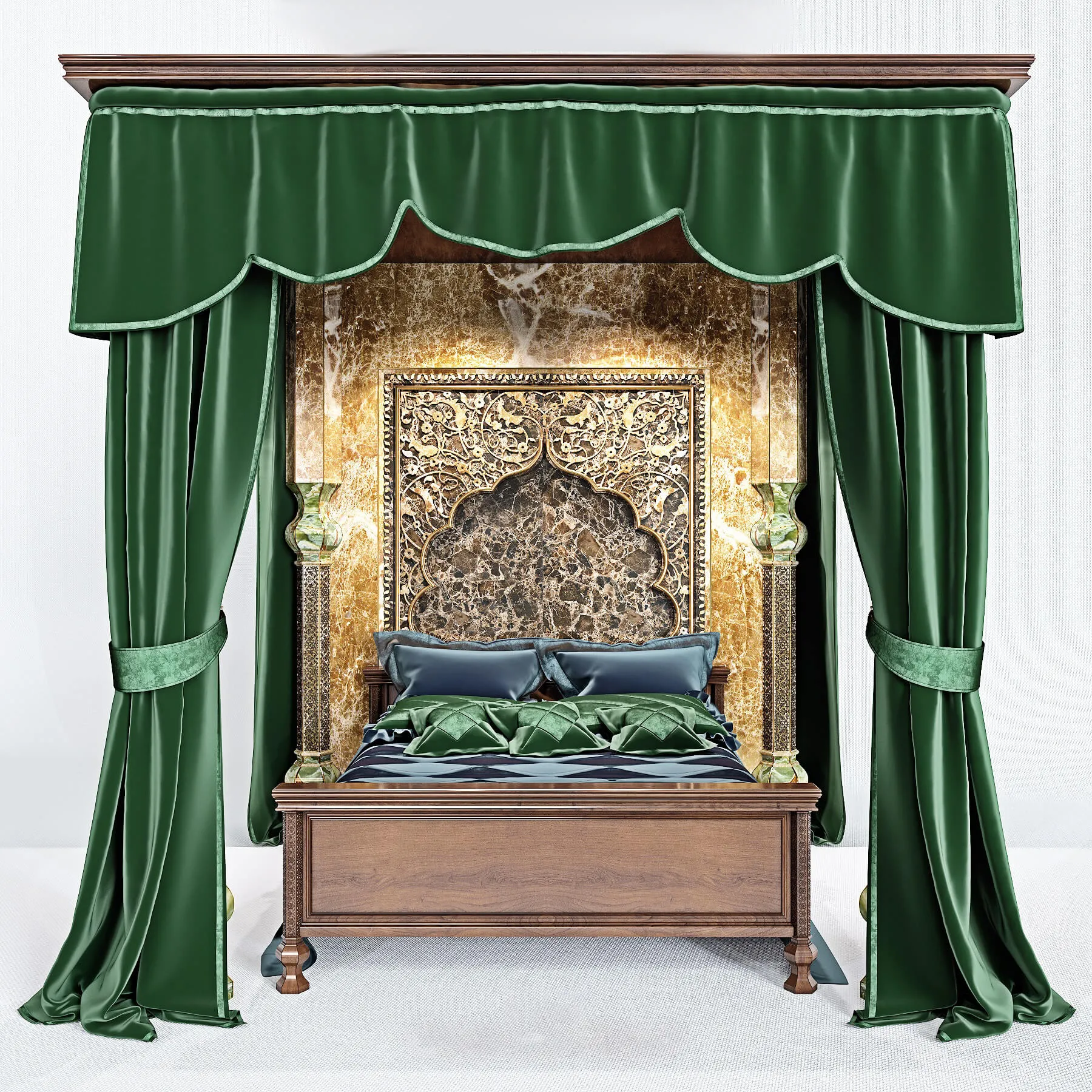 furniture – Canopy bed 005 3ds Max