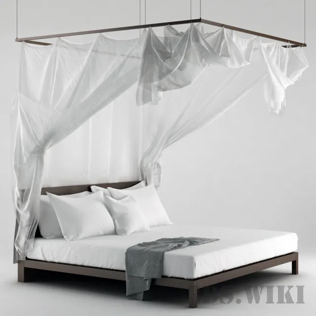 furniture – Canopy bed 3ds Max