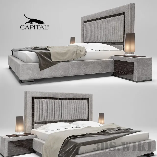 furniture – Capital bed 3ds Max