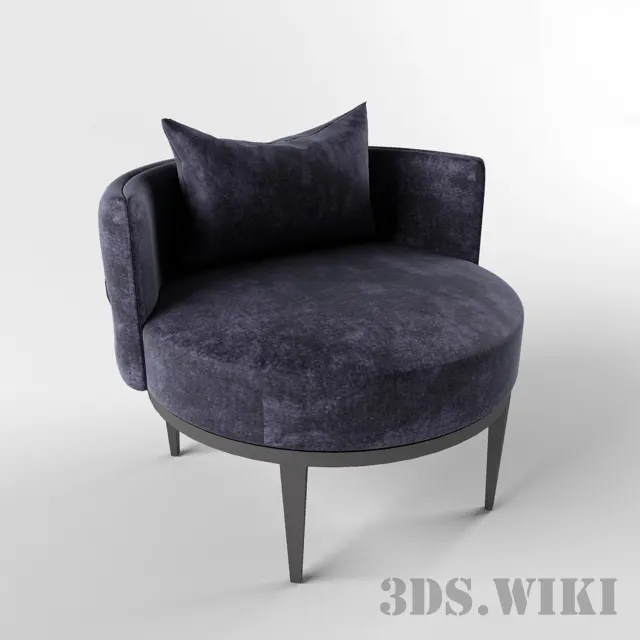 furniture – Capitone Chair 3ds Max