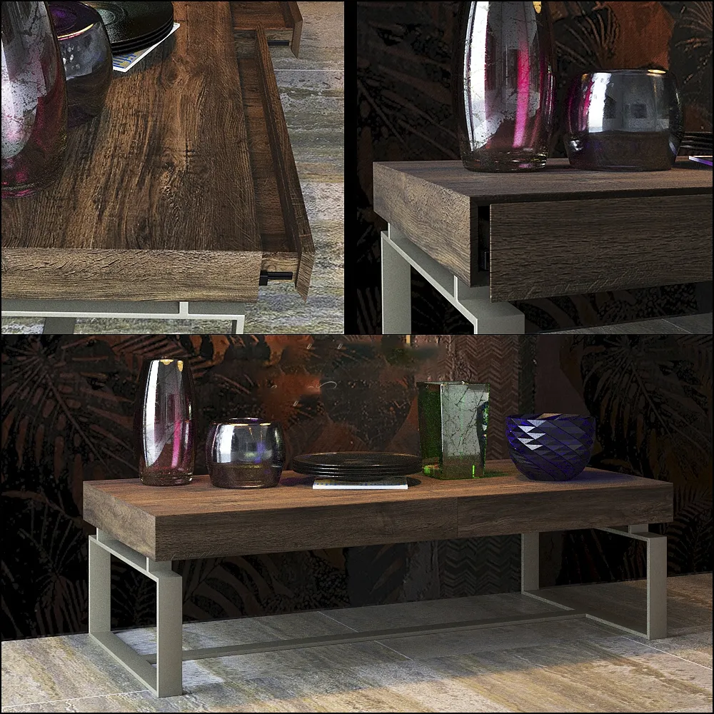 furniture – Caracole  Cocktail Table ATS-COCTAB-002 3ds Max