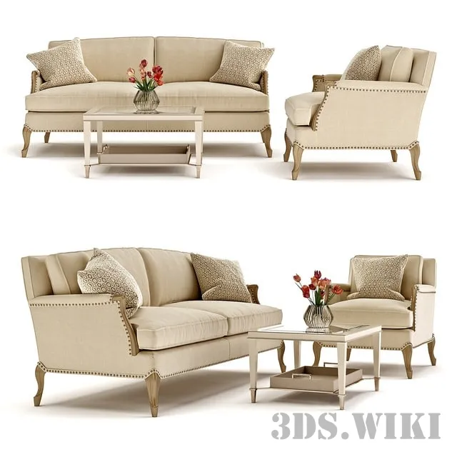 furniture – Caracole set 3ds Max