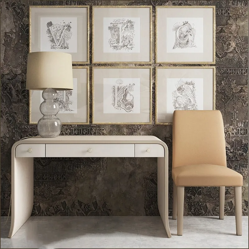 furniture – Caracole Snowed Under Con -Contab-018 3ds Max