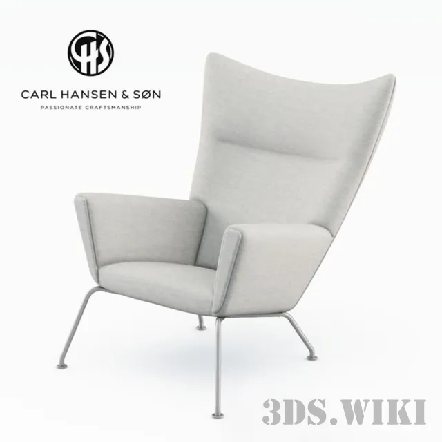 furniture – Carl Hansen CH445 armchair 3ds Max