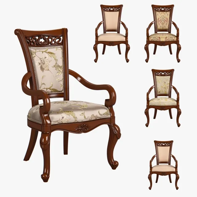 furniture – Carpenter Arm dining chair A 3ds Max