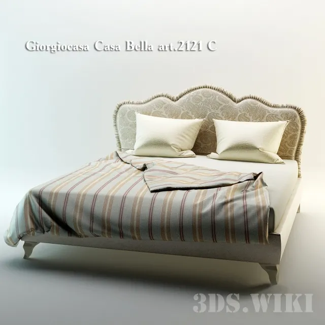 furniture – Casa Bella bed – Art.2121 3ds Max