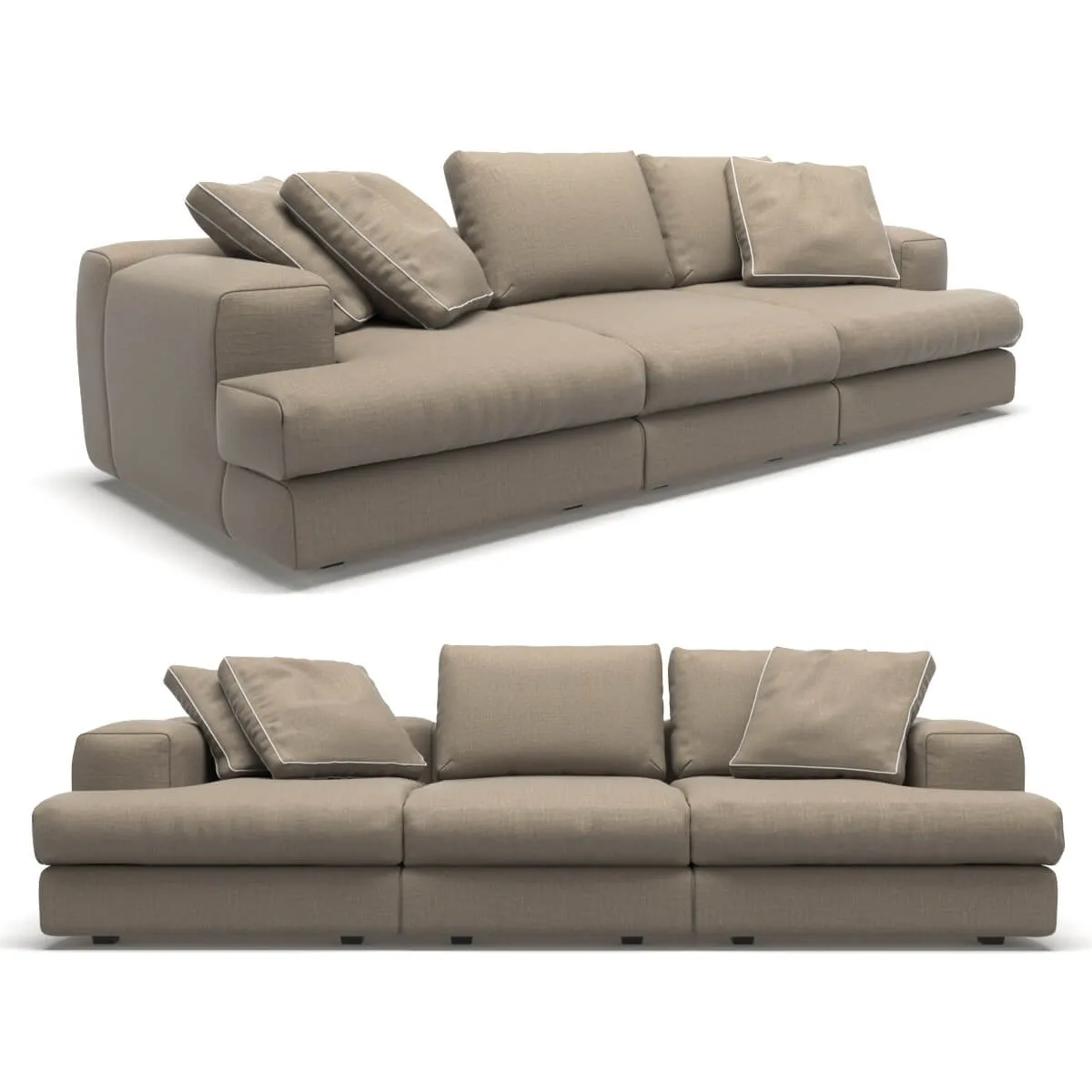 furniture – Cassina 192 – 193 Miloe sofa 3ds Max