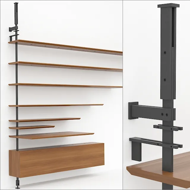 furniture – Cattelan Italia – Airport – elements for assembling the rack 3ds Max